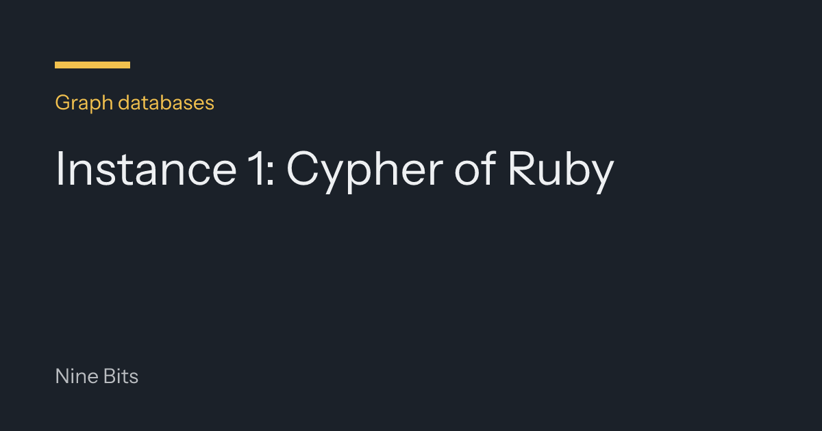 Instance 1: Cypher of Ruby