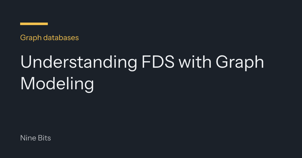 Understanding FDS with Graph Modeling